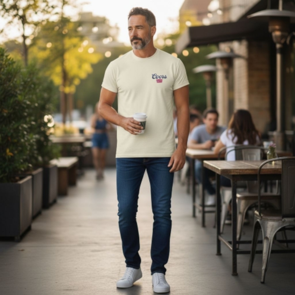 NWT, Men’s Chicyea Coors Light Graphic Tee, L, I56